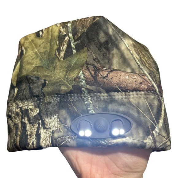 Powercap 4-LED Lighted Camo Beanie – Mossy Oak Country, Like New - Picture 1 of 6